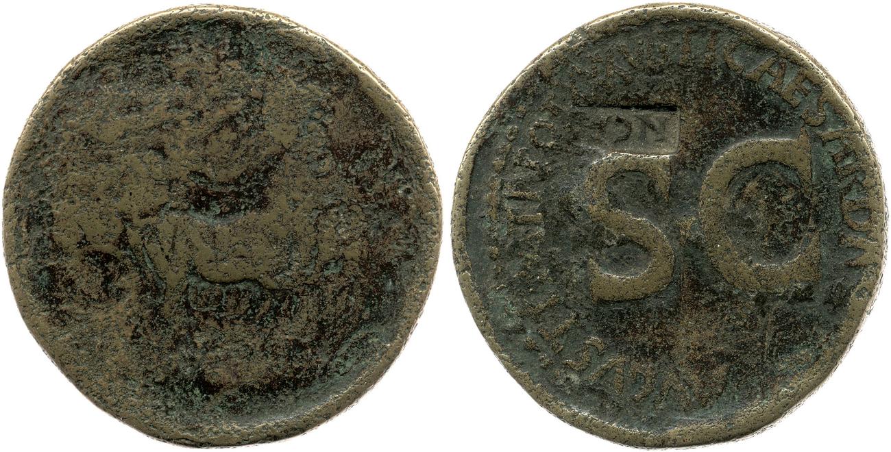 RIC I (second edition) Tiberius 60, аверс, bm