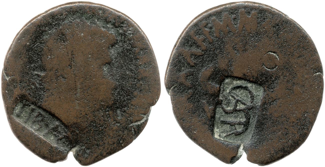 RIC I (second edition) Augustus 435, аверс, bm