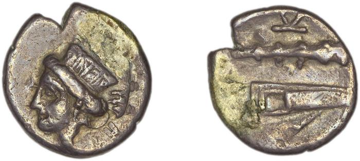 Heracleia Pontica Waddington 1908 25-7, реверс, bm