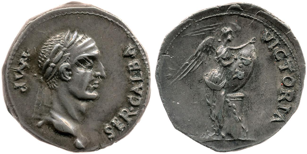 RIC I (second edition) Galba 99, аверс, bm