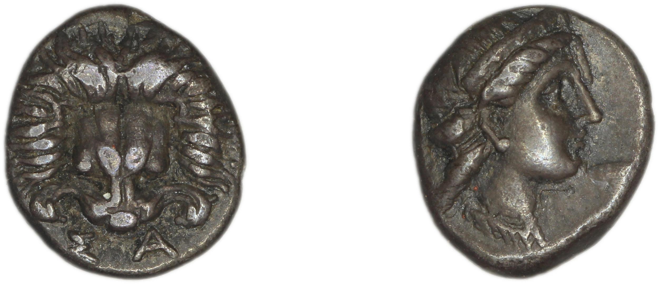 obverse Samos Barron 1966 Class X trihemiobols