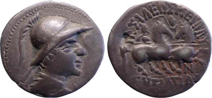 Bactrian and Indo-Greek Coinage Eucratides I 8.10, bm