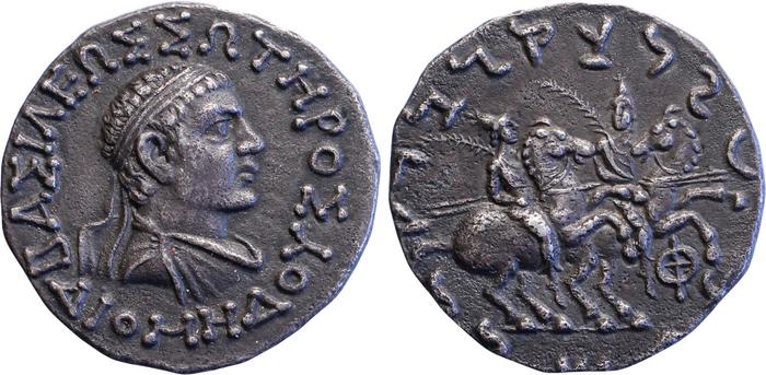 Bactrian and Indo-Greek Coinage Diomedes 3.1, bm