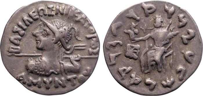 Bactrian and Indo-Greek Coinage Amyntas 13.1, bm