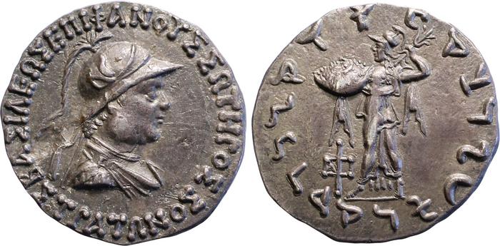 Bactrian and Indo-Greek Coinage Strato I 32.1, bm