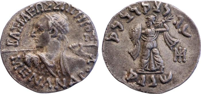 Bactrian and Indo-Greek Coinage Menander I 16.2, bm