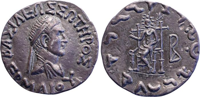 Hermaeus of Bactria obv