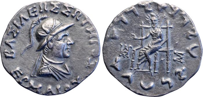 Hermaeus of Bactria obv
