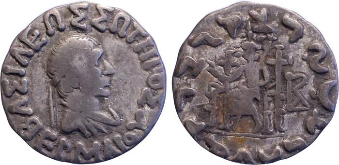 Bactrian and Indo-Greek Coinage Hermaeus 5.1, bm