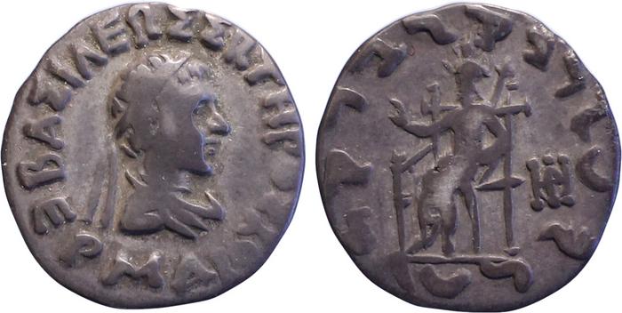 Hermaeus of Bactria obv