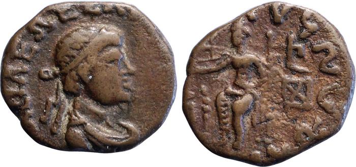 Bactrian and Indo-Greek Coinage Hermaeus 22.1, bm