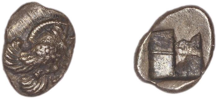 реверс Clazomenae Dengate 1967 IS Attic hemiobols
