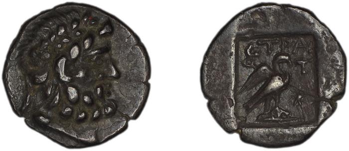 реверс Stratoniceia Meadows 2002 Group 3 hemidrachm