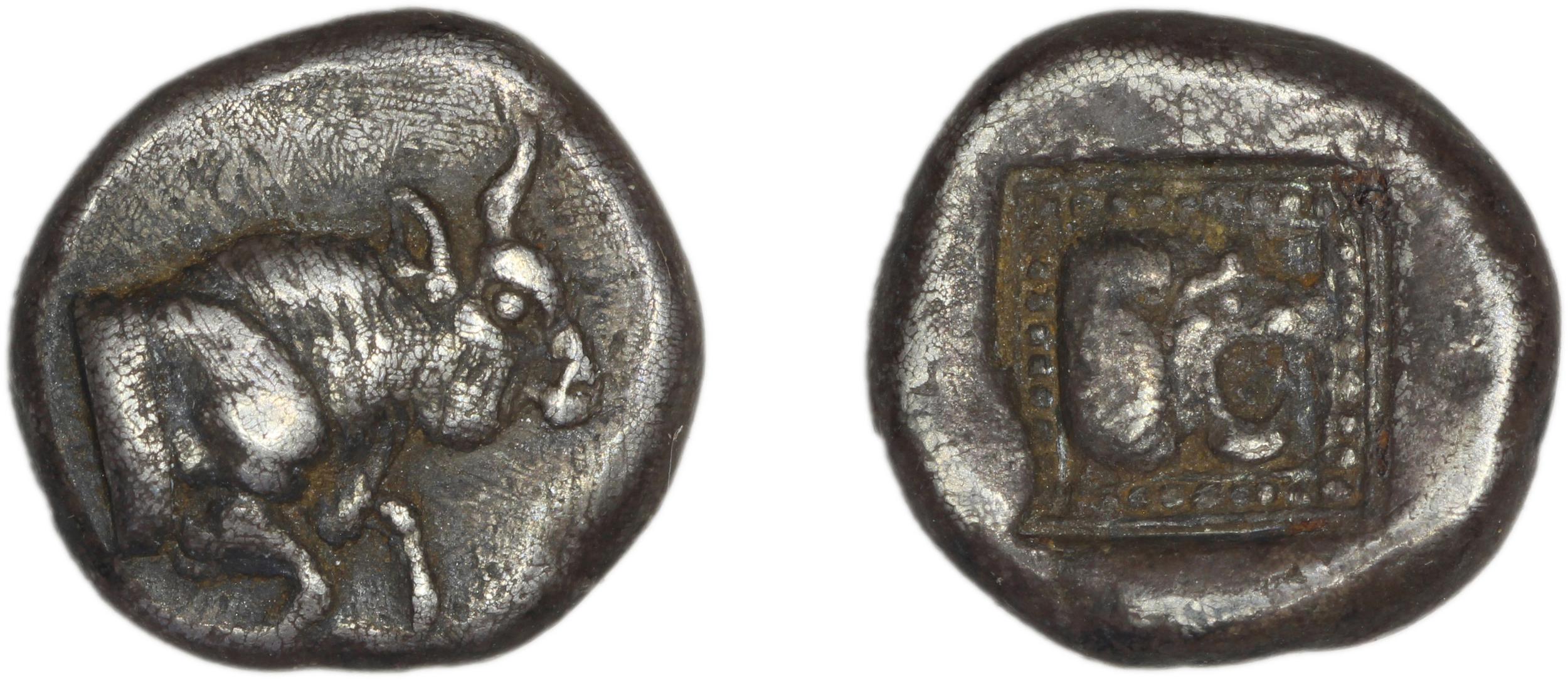 obverse Samos Barron 1966 Heavy Samian drachms