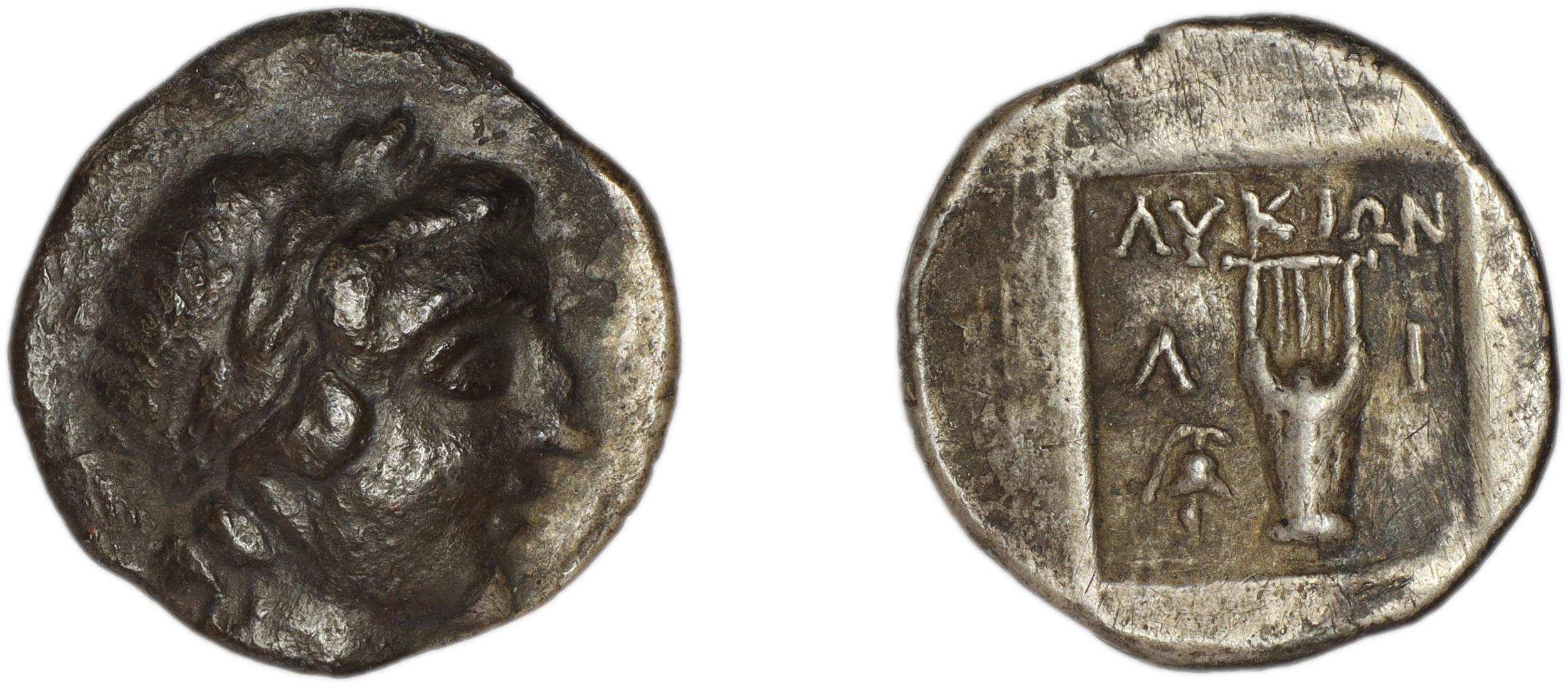 аверс Lycian League Limyra Troxell 1982 2.36