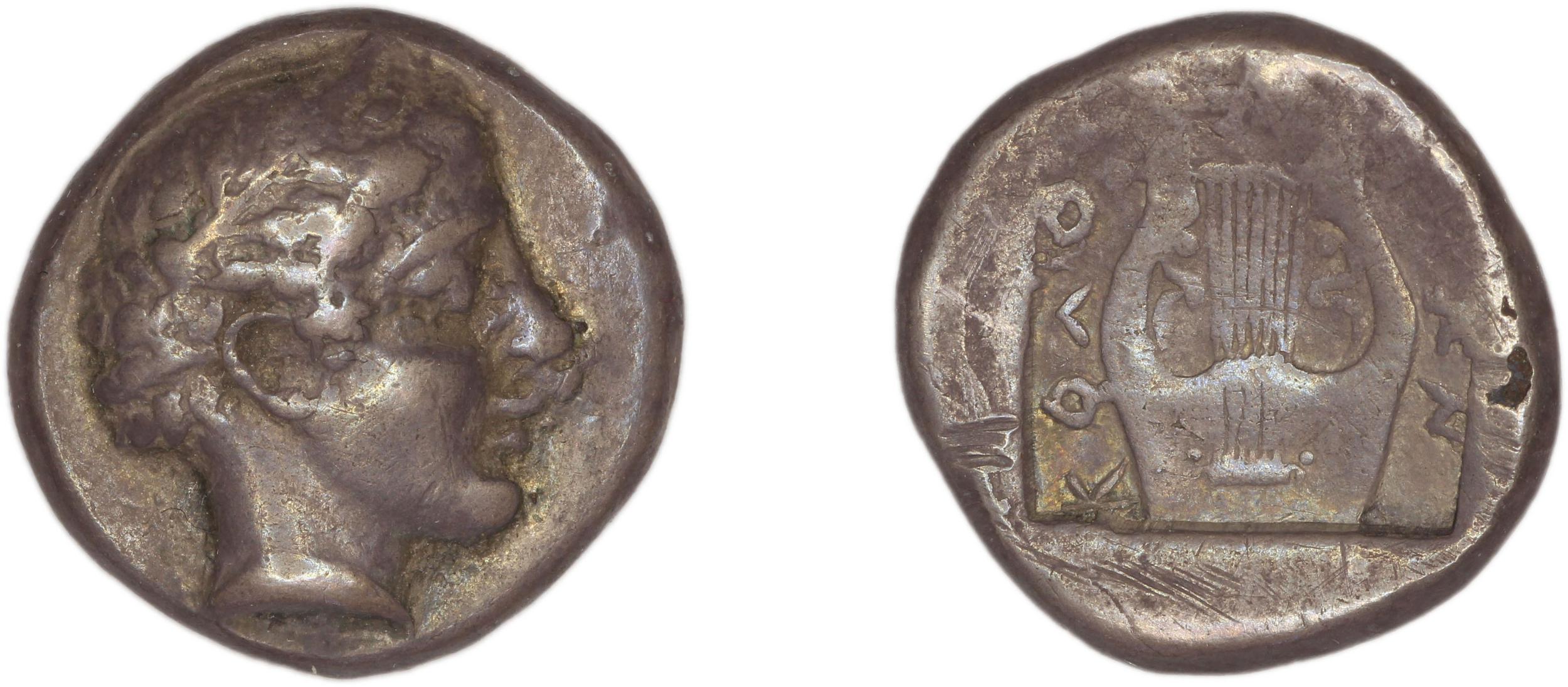 Colophon Milne 1941 Period II, drachms and obols, аверс, bm