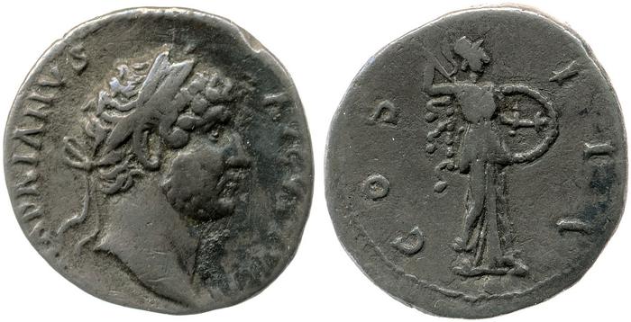 реверс RIC II, Part 3 (second edition) Hadrian 3057