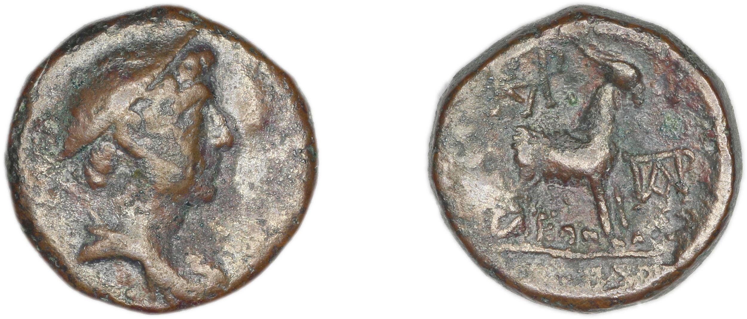 Aegae, Aeolis SNG Copenhagen Aegae 14, аверс, bm