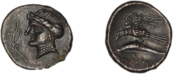 Abd Sasan of Sinope Sinope Waddington 1925 33, реверс, bm
