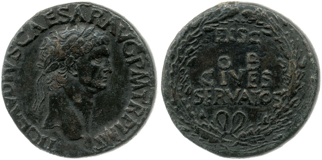 RIC I (second edition) Claudius 96, аверс, bm