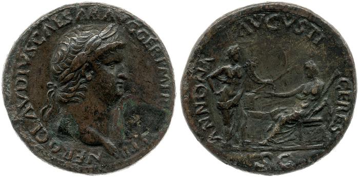 RIC I (second edition) Nero 139, реверс, bm