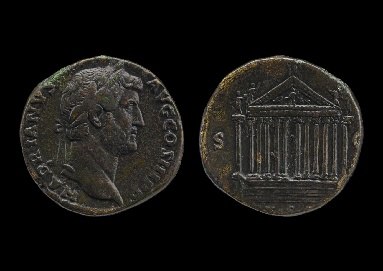 аверс RIC II, Part 3 (second edition) Hadrian 2408