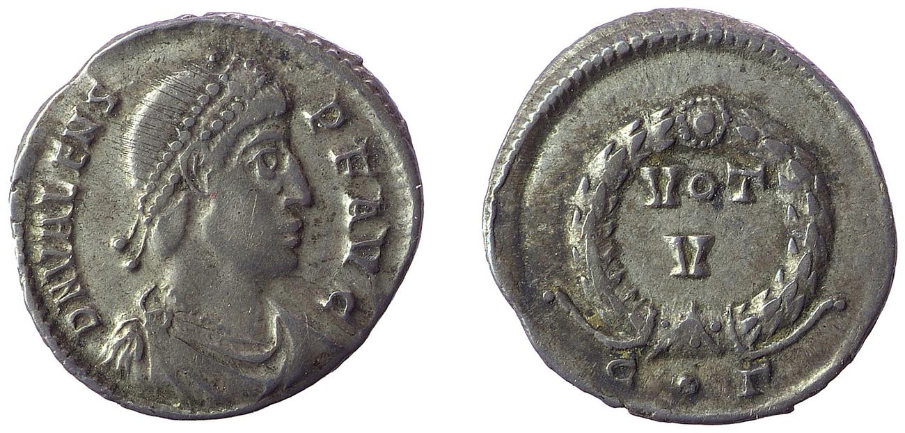 RIC IX Constantinople 13D, аверс, bm