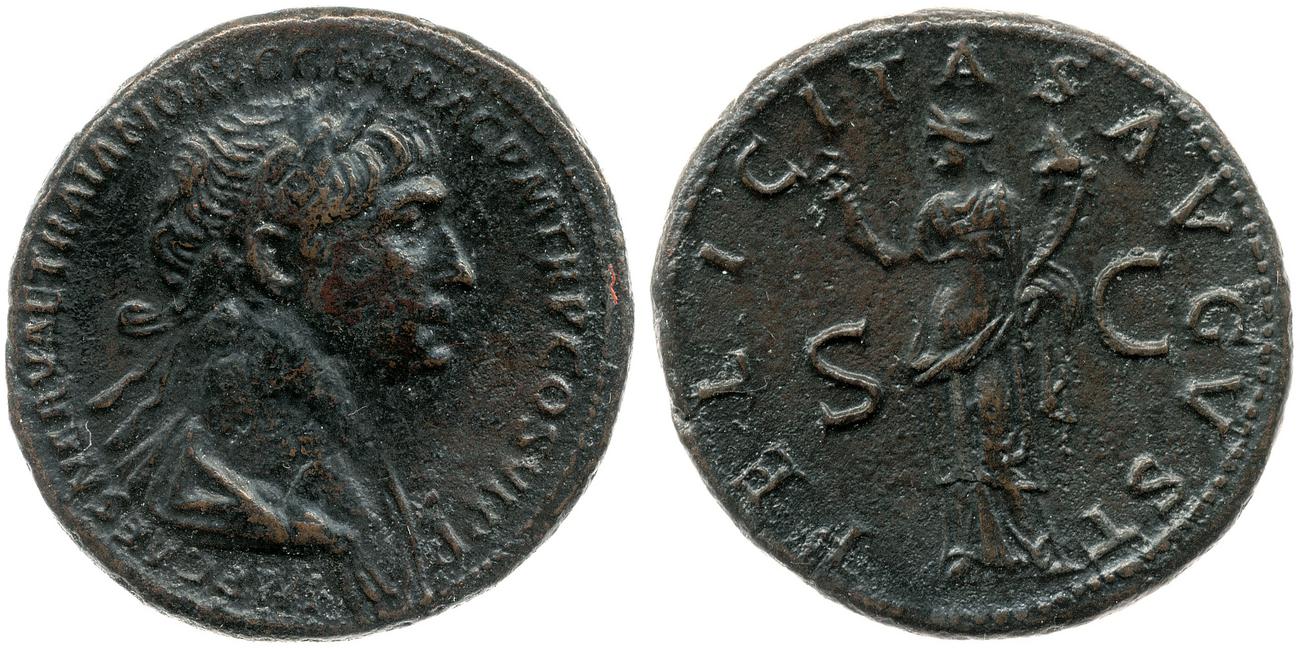 RIC II Trajan 625, аверс, bm