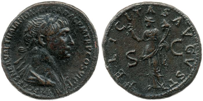 RIC II Trajan 625, реверс, bm