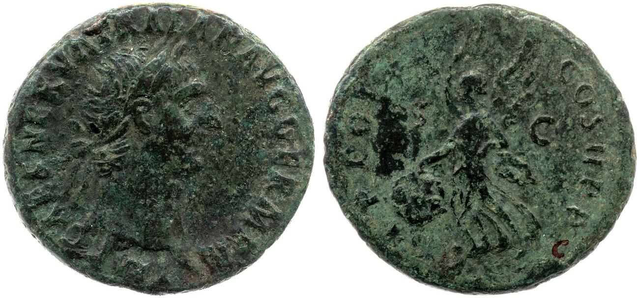 RIC II Trajan 402, аверс, bm