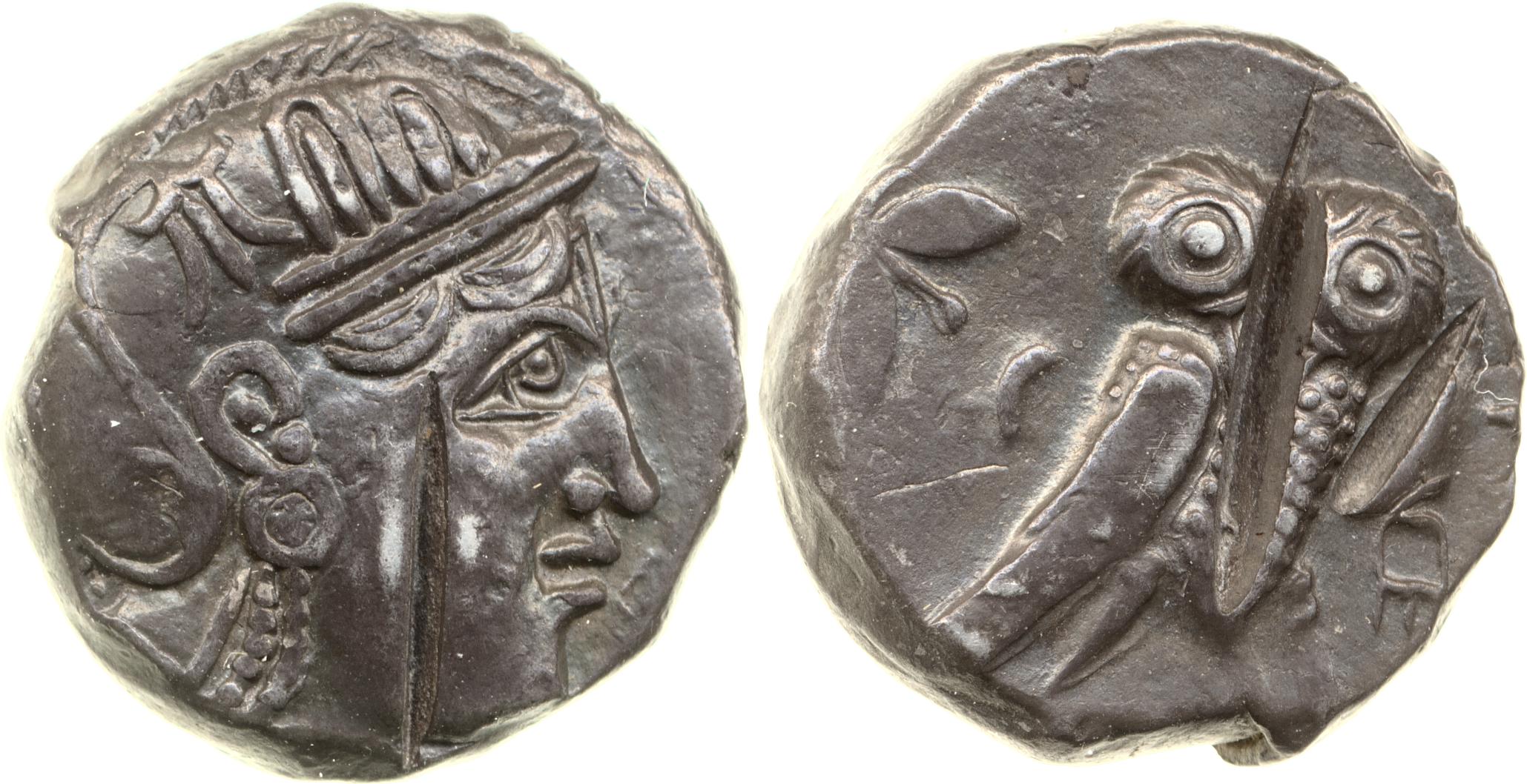 Mazaces Egypt van Alfen 2002 VI Athenian imitations, аверс, bm