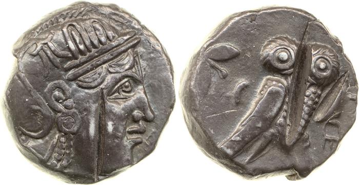 Mazaces Egypt van Alfen 2002 VI Athenian imitations, реверс, bm