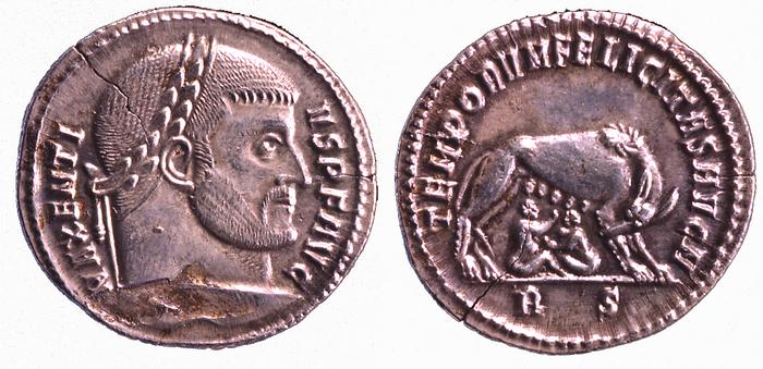 RIC VI Rome 190, реверс, bm
