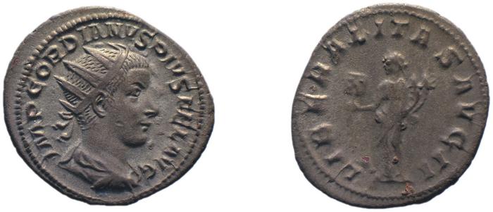 RIC IV Gordian III 66, реверс, bm