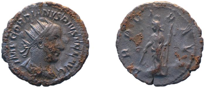 RIC IV Gordian III 148, реверс, bm