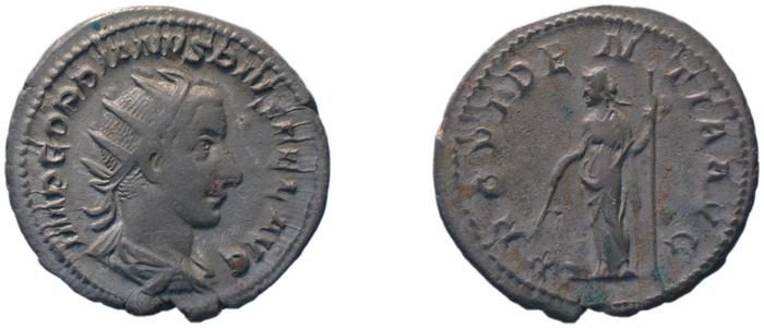 RIC IV Gordian III 150, реверс, bm