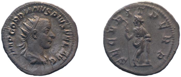 RIC IV Gordian III 151, реверс, bm