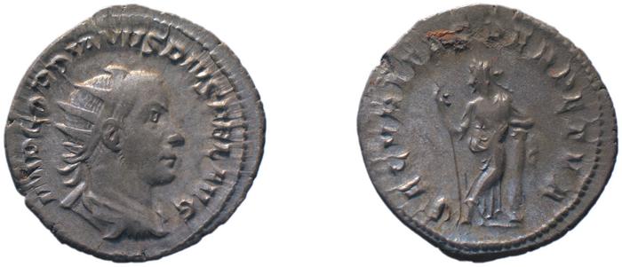RIC IV Gordian III 153, реверс, bm