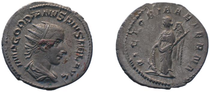 RIC IV Gordian III 156, реверс, bm