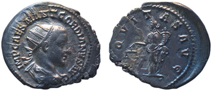 RIC IV Gordian III 177A, реверс, bm