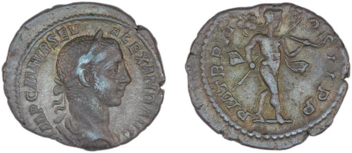 реверс RIC IV Severus Alexander 61