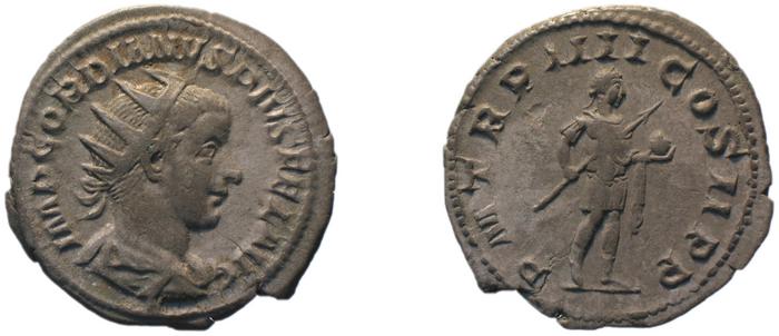 RIC IV Gordian III 92, реверс, bm