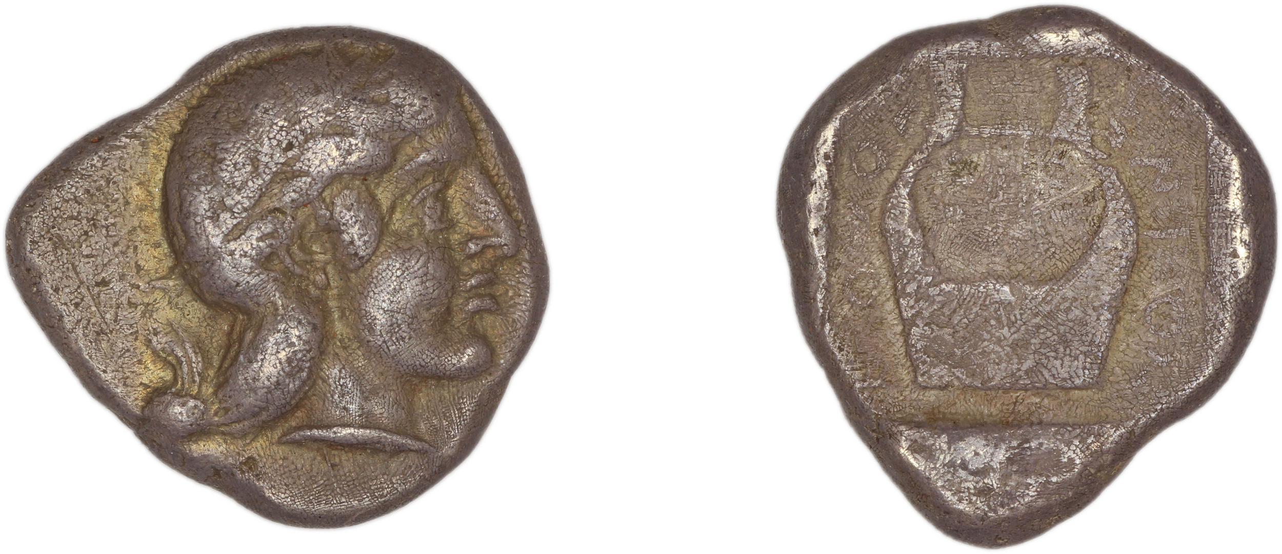 Colophon Milne 1941 Period II, drachms and obols, аверс, bm