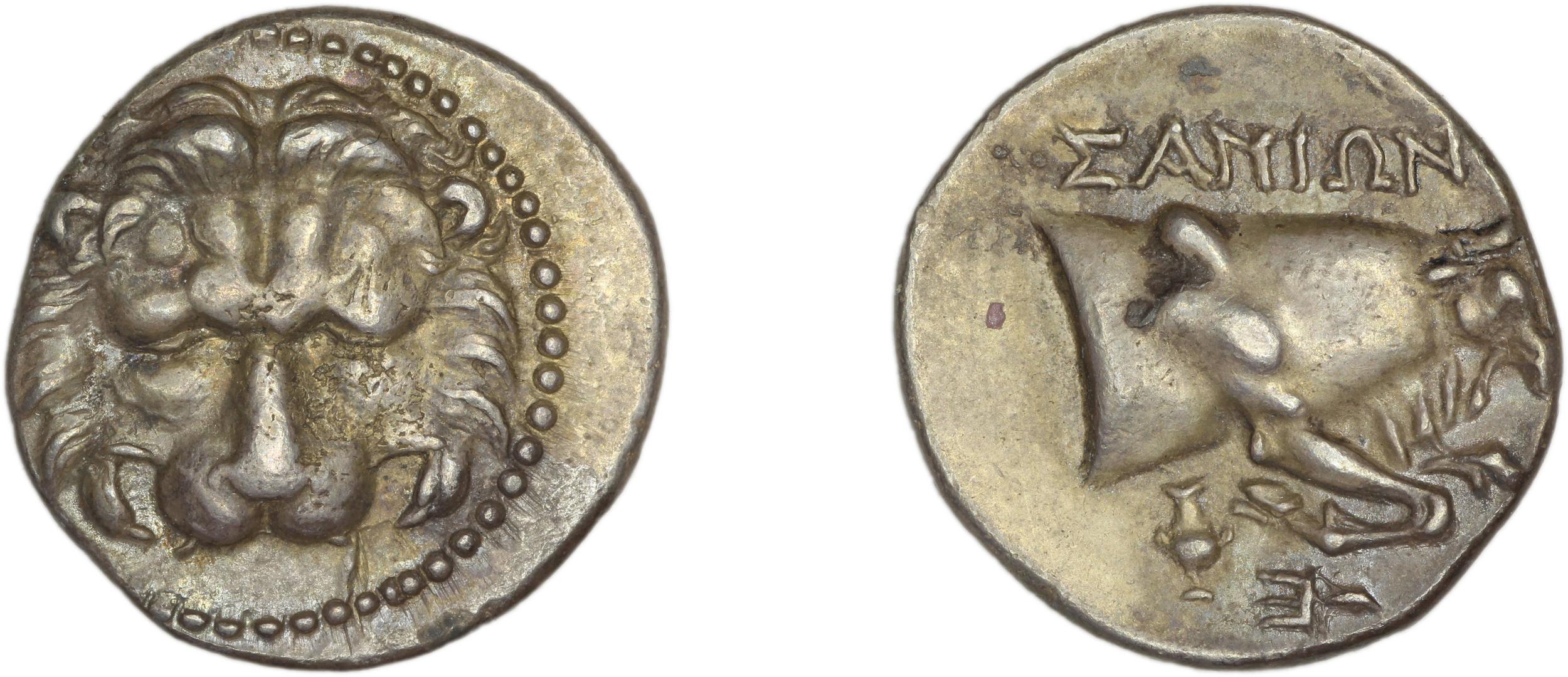 Samos Barron 1966 Ptolemaic octobols, аверс, bm