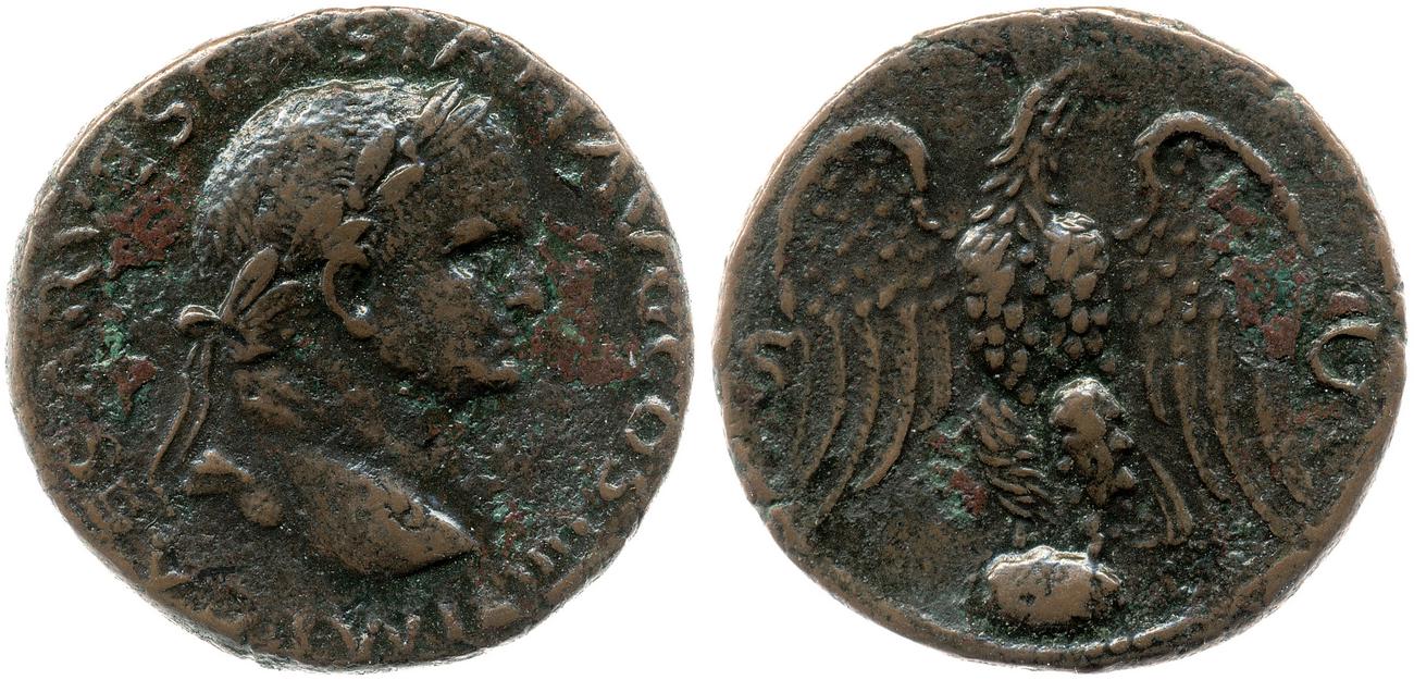 RIC II, Part 1 (second edition) Vespasian 1202, аверс, bm