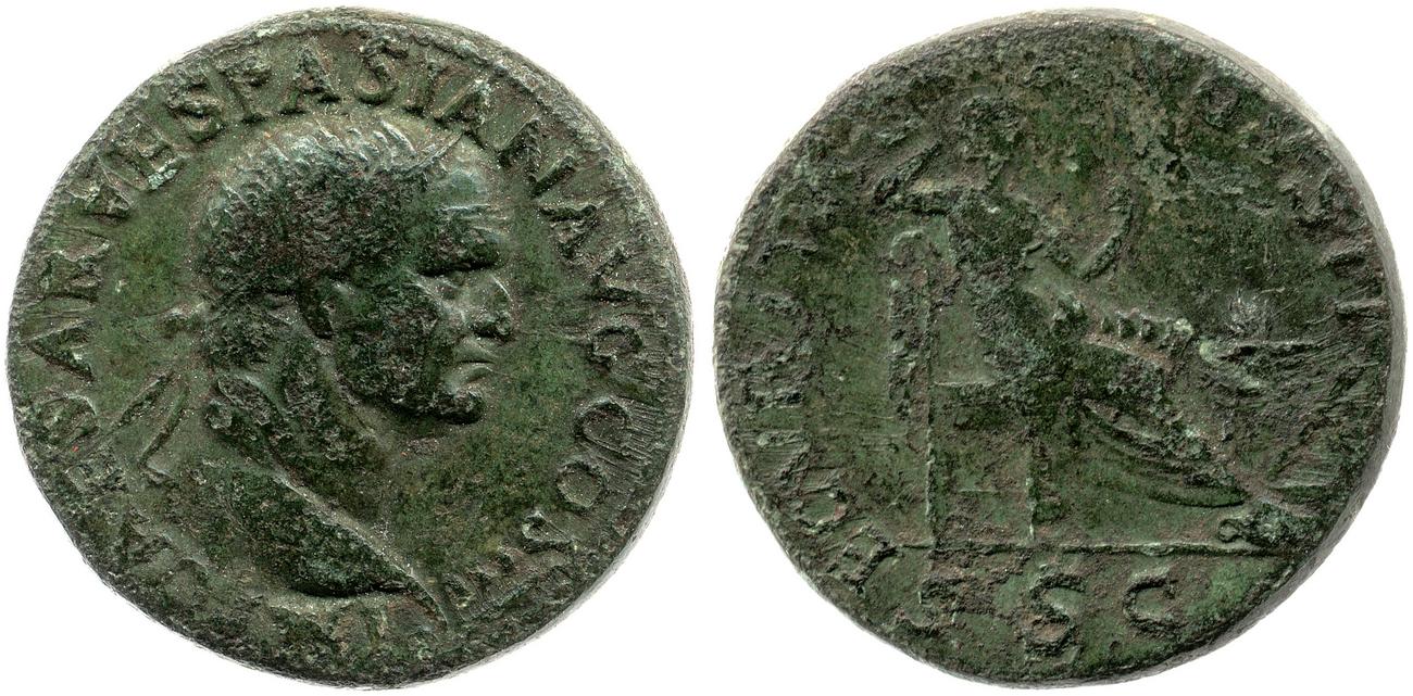 аверс RIC II, Part 1 (second edition) Vespasian 1156