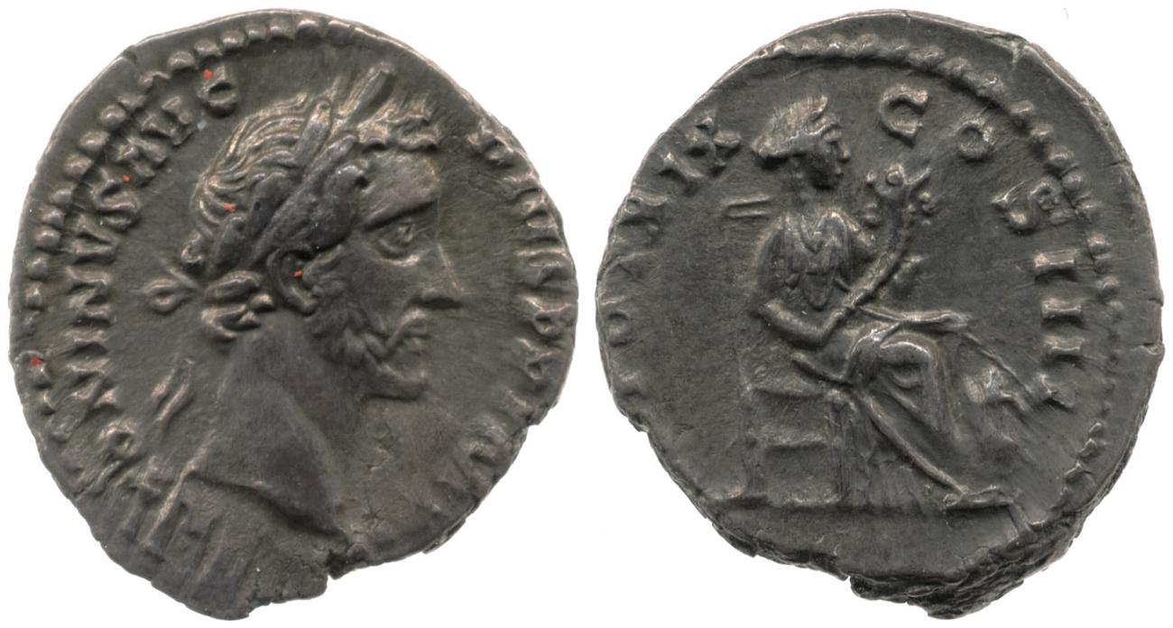аверс RIC III Antoninus Pius 250
