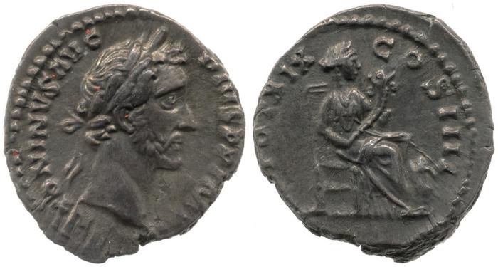реверс RIC III Antoninus Pius 250