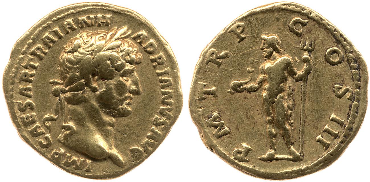 аверс RIC II, Part 3 (second edition) Hadrian 587