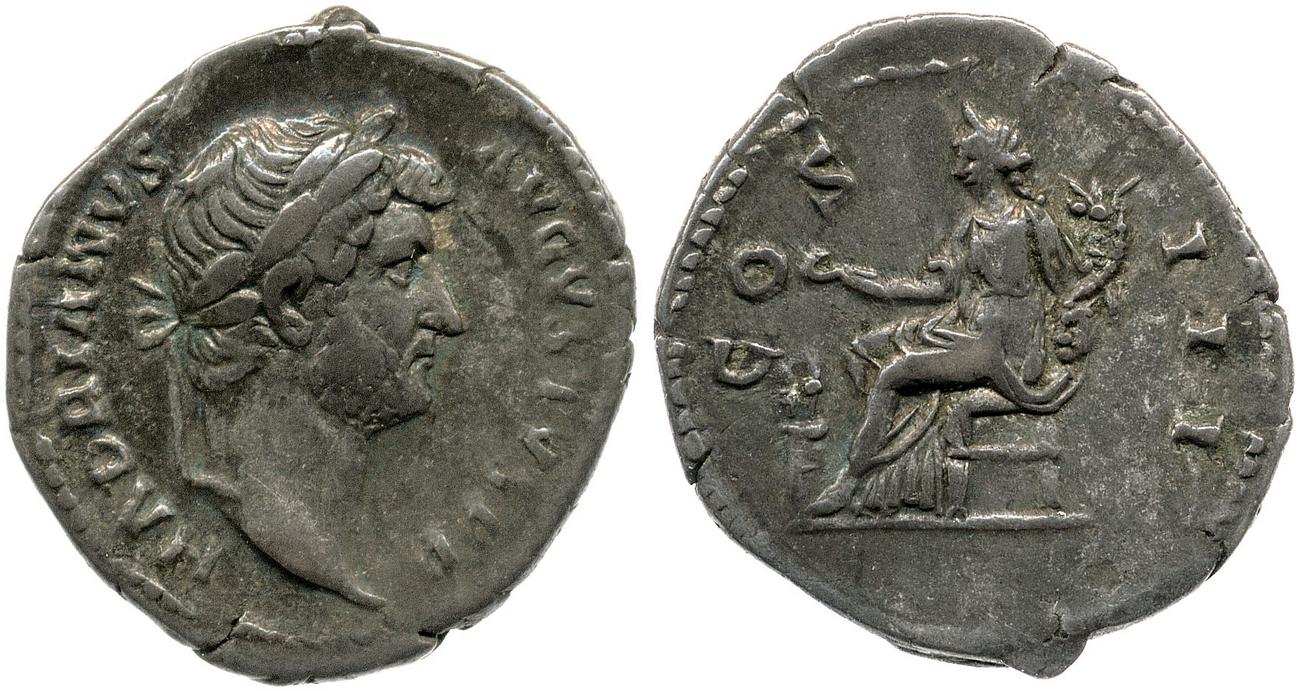 RIC II, Part 3 (second edition) Hadrian 911, аверс, bm